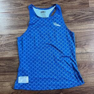 Bakline Brooklyn Tank Top Women's Blue Sleeveless Shirt Running Crew Size XS